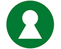 Nyckelh&aring;let logotyp